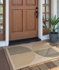 Lahome Rainbow Muddy Indoor Outdoor Front Door Mat