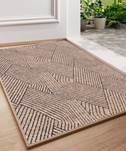 Brown Front Door Mat for Indoor Entrance